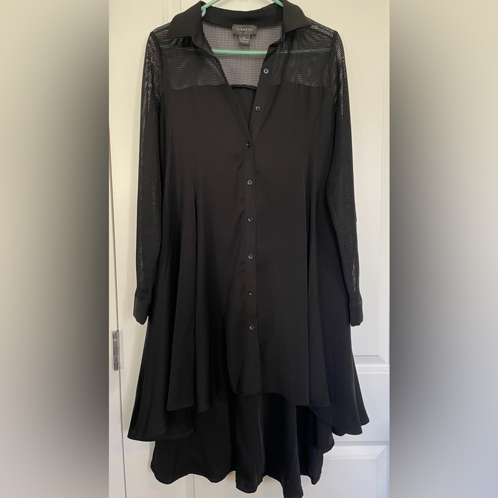 Gracia Mesh Sleeve Super Flowy Dress